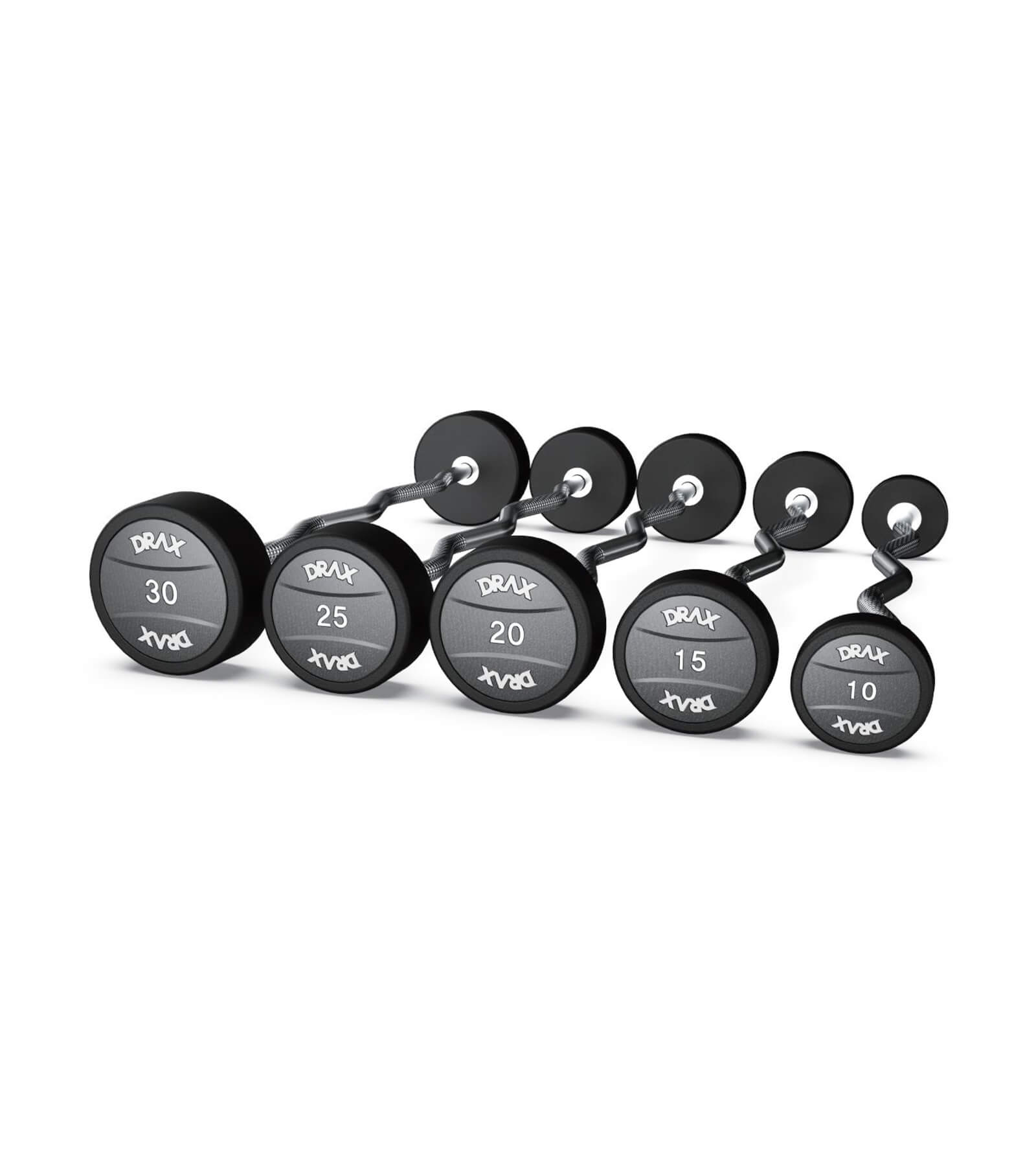 PU Fixed EZ Curl Barbell Set | DRAX